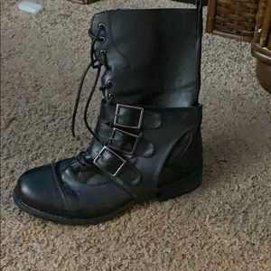 Biker-ish combat boots